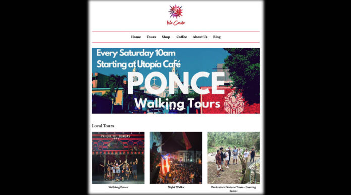 En la página web de la empresa, no solo hay información turística sino una tienda de productos locales. (Captura de pantalla)