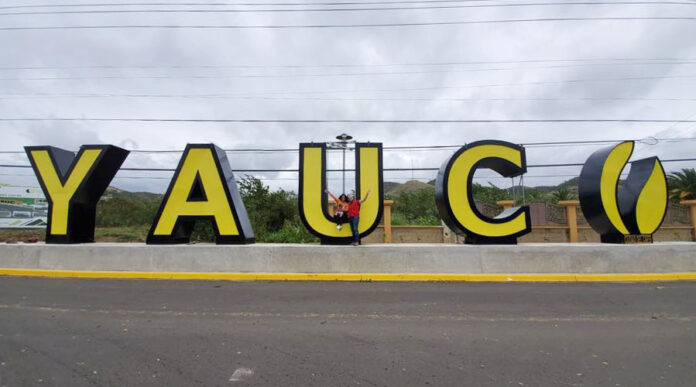 Las letras de Yauco están ubicadas en la carretera PR-127, en la entrada del municipio. (Facebook / Gobierno Municipal de Yauco)