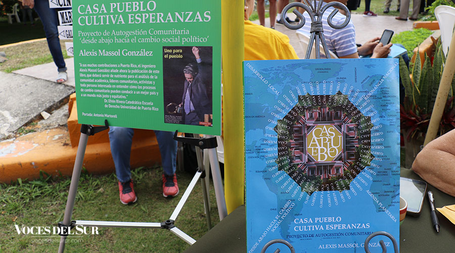 Alexis Massol González es autor del libro Casa Pueblo cultiva esperanzas. (Voces del Sur / Michelle Estrada Torres)