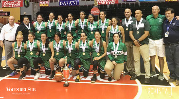 Las Juanas del Recinto Universitario de Mayagüez son las campeonas del baloncesto de la LAI. (Voces del Sur / Revista J / Christian Hernández Estela)