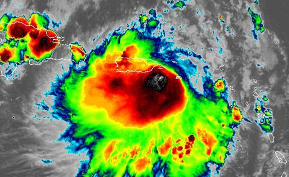 Tormenta tropical Karen. (NOAA)