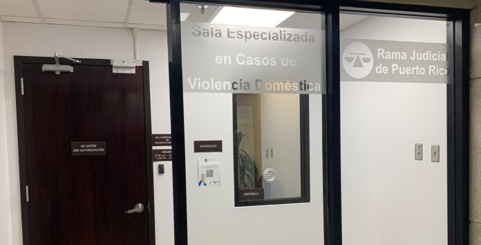 Sala especializada en casos de violencia doméstica del Tribunal de Ponce.