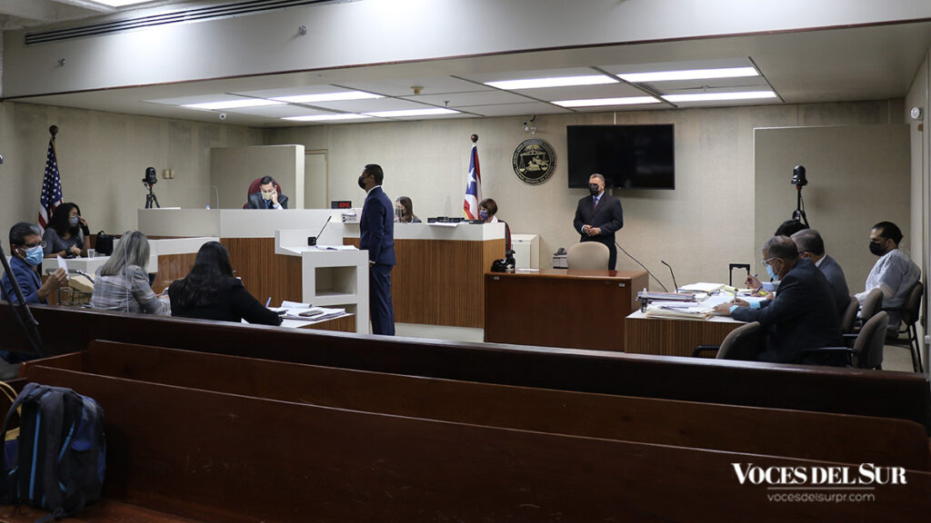 Testimonio de Loreinne Bonet Torres durante el juicio contra Juan Luis Cornier Torres. (Voces del Sur / Pedro A. Menéndez Sanabria)